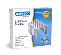 Rapesco 1239 Punti Galvanizzati 923/15 mm, Tipo 23, Confezione da 1000