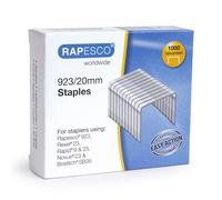 Rapesco 1241 Punti Galvanizzati Professionali Tipo 923/20 mm, Confezione da 1000