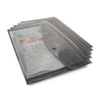 Rapesco 1259 ECO Busta Portadocumenti Mimetica di Sicurezza, Materiale Riciclato, A4+, Gris, Confezione da 5