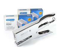 Rapesco 1298 Set Ufficio, Cucitrice a Pinza Classica Porpoise e 2 Confezioni 500