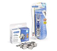 Rapesco 1300A Supaclip 60 Dispensador y Recarga de 100 Clips de Acero inoxidable