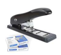 Rapesco 1307 ECO HD-100 Pinzatrice per Alti Spessori con 2000 Punti Tipo 923/10 mm, Capacità 100 Fogli, Nero
