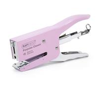 Rapesco 1345 Cucitrice a Pinza Classica Porpoise, Capacità 45 Fogli, Rosa