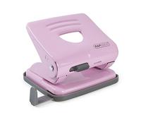 Rapesco 1358 Perforatrice a 2 Fori 825 in Metallo, Fora fino a 25 Fogli, Rosa