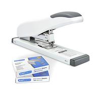 Rapesco 1391 ECO HD-100 Pinzatrice per Alti Spessori con 2000 Punti Tipo 923/10 mm, Capacità 100 Fogli, Bianco Mate