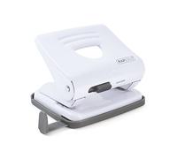 Rapesco 1399 Perforatrice a 2 Fori 825 in Metallo, Fora fino a 25 Fogli, Bianco