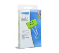 Rapesco Mollette fermacarte Sorrisi 1423 19 mm Verde Confezione da 80