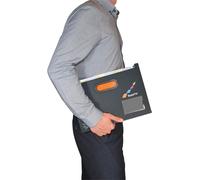 Rapesco 1489 Germ-Savvy Antibacterial, SupaFile A4 13-Part Landscape Desktop Exp