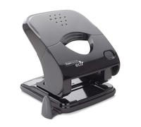 Rapesco 1525 ECO X5-40ps Less Effort 2 Hole Punch, 40 Sheet Capacity, Black ECO