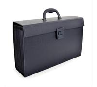 Rapesco 1555 Cartella Portadocumenti Espandibile con 19 Scompartimenti, A4+, Ner