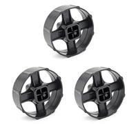 Rapesco 1584 Ruota di Ricambio per Dispenser di Nastro Adesivo, Larghezza 25 mm (solo ruota in plastica) (Confezione da 3)