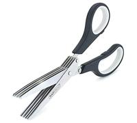 Rapesco 1599 Forbici Distruggi documenti o per Erbe Aromatiche a 5 lame, Nero