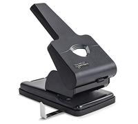 Rapesco 1631 Germ-Savvy Antibatterico HD865-P Perforatrice per Alti Spessori a 2 Fori, Nero