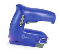 Rapesco 1634 Germ-Savvy Antibatterico, T12-USB Graffatrice Elettrica Cordless con Batteria 4V Li-Ion Integrata, Blu