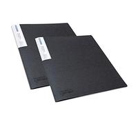 Rapesco Portalistino 1643 Antibatterico A4 20 Tasche Nero Confezione da 2