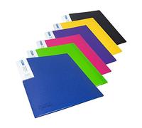 Rapesco 1647 Germ-Savvy Antibatterico, A4 Portalistino 40 Buste, Colori Assortiti, 6 Portalistini