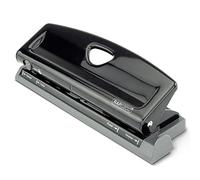 Rapesco 1725 Perforatrice a 6 Fori, Capacita 9 Fogli, Nero