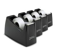 Rapesco 1741 Confezione Business: 4 Dispenser di Nastro Adesivo 300 Germ-Savvy Antibatterico e 4 Rotoli di Nastro Trasparente