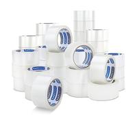 Rapesco 1744 Rotoli Nastro Adesivo Imballaggio, Trasparente, Pacco di 48