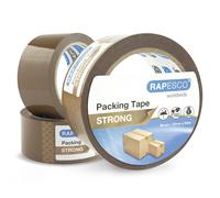 RAPESCO 1750 Nastro da Imballaggio Resistente da 50mm x 60m 3 Nastri marroni