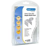 RAPESCO 923 Resistente Galvanizzato Metallo Graffette Confezione Multipla 3200