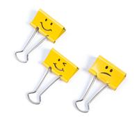 Rapesco Binder Clips 3/4"""" Emoji Clips [20er-Pack]