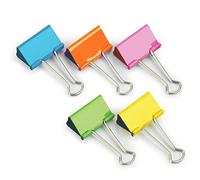 Rapesco FBC41COL Molle Fermacarte 41 mm, Colori Assortiti, Confezione da 10