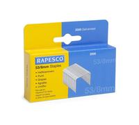 Rapesco Punti galvanizzati 0752 Tipo 53/8 mm – Confezione da 2000