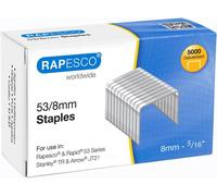RAPESCO - Graffette in Metallo Zincato 53/8mm - Confezione da 5000