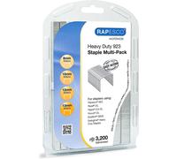 Rapesco Heavy Duty 923 Staple Multi-Pack - zincato NUOVO IMBALLO ORIGINALE