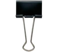 Rapesco Mollette Double Clip Nero, 19mm, 100 pezzi