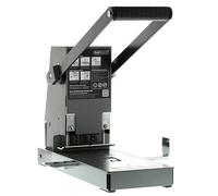 Rapesco PF2160A1 2160 Perforatrice a 2 Fori per Alti Spessori, Fora fino a 300 Fogli, Nero e Cromato