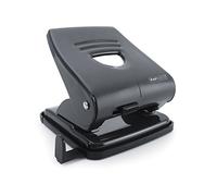 Rapesco PF827AB1 Perforatrice a 2 Fori 827, Capacità 30 Fogli, Nero