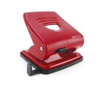 Rapesco PF827AR1 Perforatrice a 2 Fori 827, Capacità 30 Fogli, Rosso