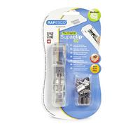 Rapesco Dispenser mollette Supaclip RC4025SS – Trasparente con 25 mollette in acciaio inossidabile