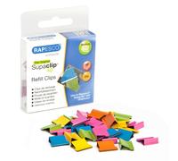 Rapesco RC4050MC Supaclip 40 Refill Clips, Assorted Colours, Pack of 50 50 Units