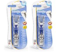 RAPESCO RC6008SS Dispenser Supaclip 60 e 8 Clips in Acciaio Inossidabile (Confezione da 2)