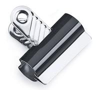 Rapesco RCB070B1 Ferma Carta a Pinza 70 mm, Nero, Confezione da 10