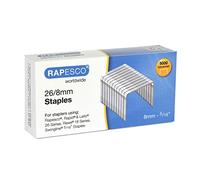 Rapesco S11880Z3 Punti Galvanizzati Tipo 26/8 mm (No.56), Confezione da 5000