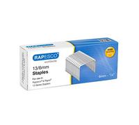 Rapesco S13060Z3 Punti Galvanizzati 13/6 mm, Confezione da 5000