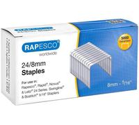 RAPESCO - S24807Z3 - 24/8mm Rigido Filo Acciaio Galvanizzato Graffette - Pacco
