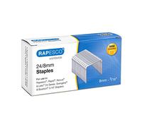 Rapesco S24807Z3 Punti Galvanizzati 24/8 mm, Confezione da 5000
