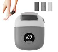 Rapeuse Piedi Elettrico Ricaricabile Rape Piedi Pedicure,Display Digitale,Testa Di Rettifica Regolabile,Cura Rape Piedi, Eliminare Pelle Morta (Grigio)
