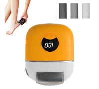 Rapeuse Piedi Elettrico Ricaricabile Rape Piedi Pedicure,Display Digitale,Testa Di Rettifica Regolabile,Cura Rape Piedi, Eliminare Pelle Morta (Giallo)