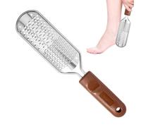 Rapeuse Pieds - Râpe à callosités | Outil pour enlever les callosités et les peaux mortes | Taille 28 cm, Métal robuste, Massage des pieds marron, Pédicure professionnelle à domicile