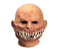 RAPGET Halloween Spaventoso Zombie Denti Costume Maschere Affilati Cosplay Mostro Maschera Raccapricciante Vampiro Diavolo Cadavere Partito Lattice Testa Piena