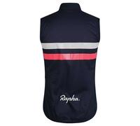 Rapha Gilet Brevet Wind Dark Navy / Hi-Vis Pink