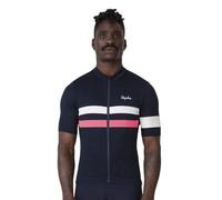 Rapha Men's Brevet - maglia ciclismo - uomo 2XL Dark Blue/White/Pink man Lana Merino,Recycled Polyester