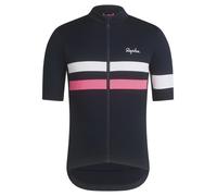 Rapha M's Brevet - maglia ciclismo - uomo S Dark Blue/White/Pink man Lana Merino,Recycled Polyester