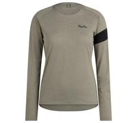 Rapha - Women's Trail Long Sleeve Technical T-Shirt - Maglietta da ciclismo XL grigio/beige